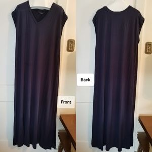 3x (30-32) Navy Maxi Dress